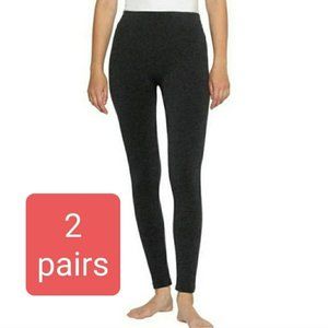 NWT 2-Pairs Catherine Malandrino Fleece Lined Leggings XL
